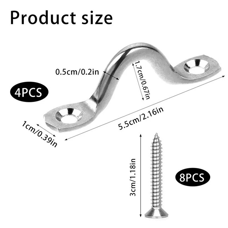 Men Accessories Usa - 4 pçs alça 4/5/6mm 316 fio