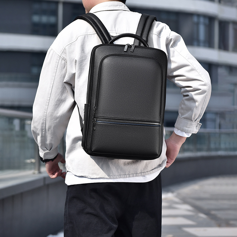 Men Accessories Bag - Mochila de couro PU para homens,