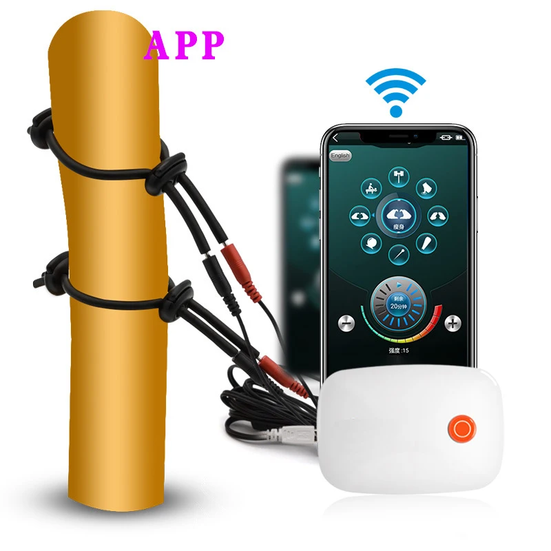 Men Accessories App - Anel de choque elétrico no pênis