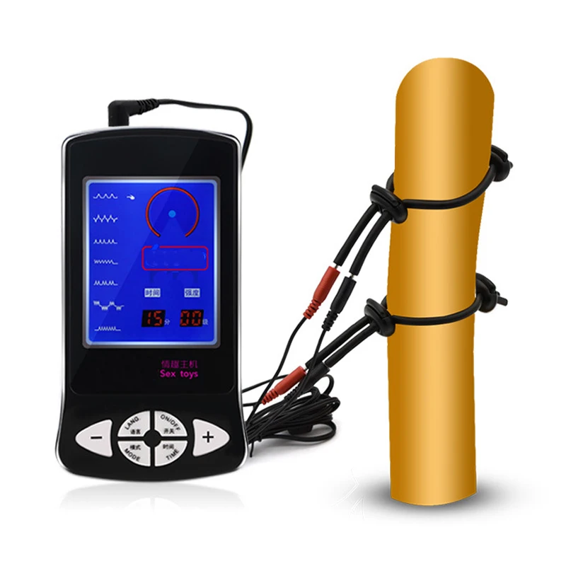 Men Accessories App - Telefone app controle choque elétrico pênis
