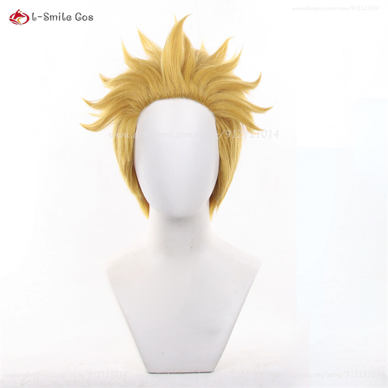 Peruca de Cosplay Anime Engine - Men'S Yellow Accessories avaliação e preço