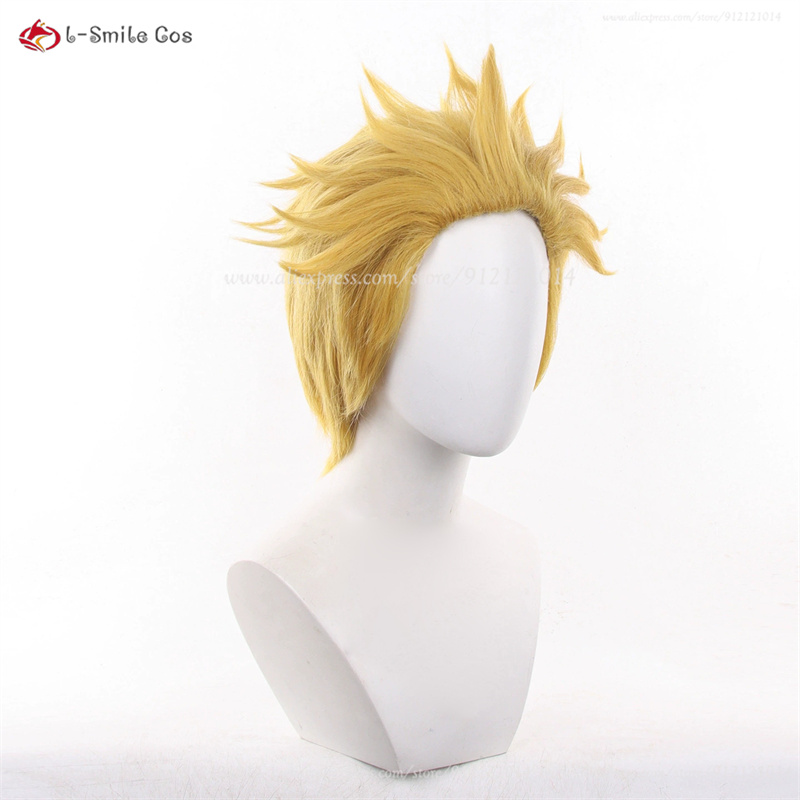 Peruca de Cosplay Anime Engine - Men'S Yellow Accessories avaliação e preço