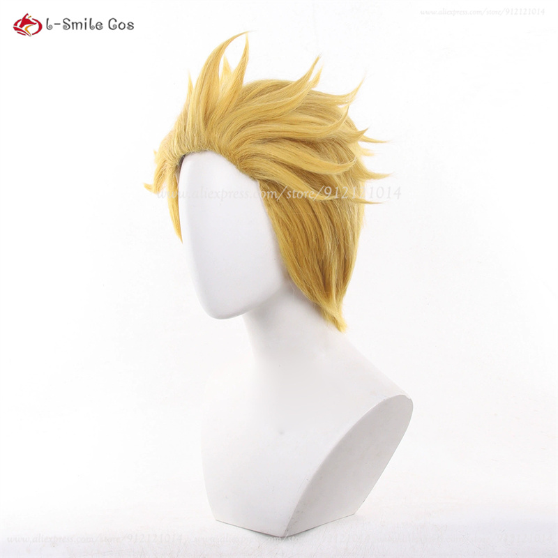 Peruca de Cosplay Anime Engine - Men'S Yellow Accessories avaliação e preço