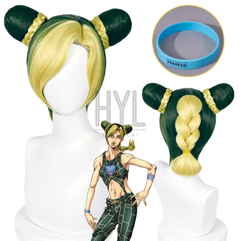 Peruca de Cosplay Anime JOJO J - Men'S Yellow Accessories avaliação e preço