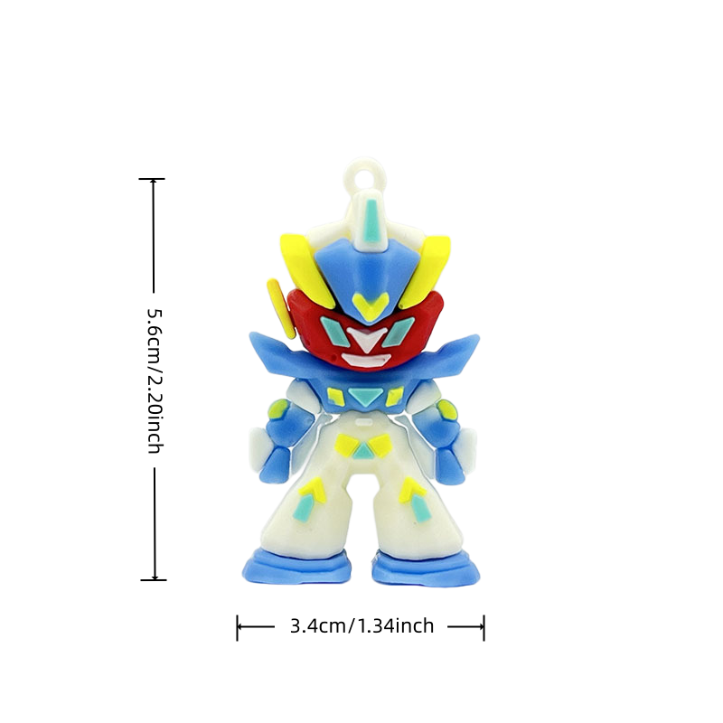Chaveiro de Silicone Gundam, M - Men Accessories Bag avaliação e preço