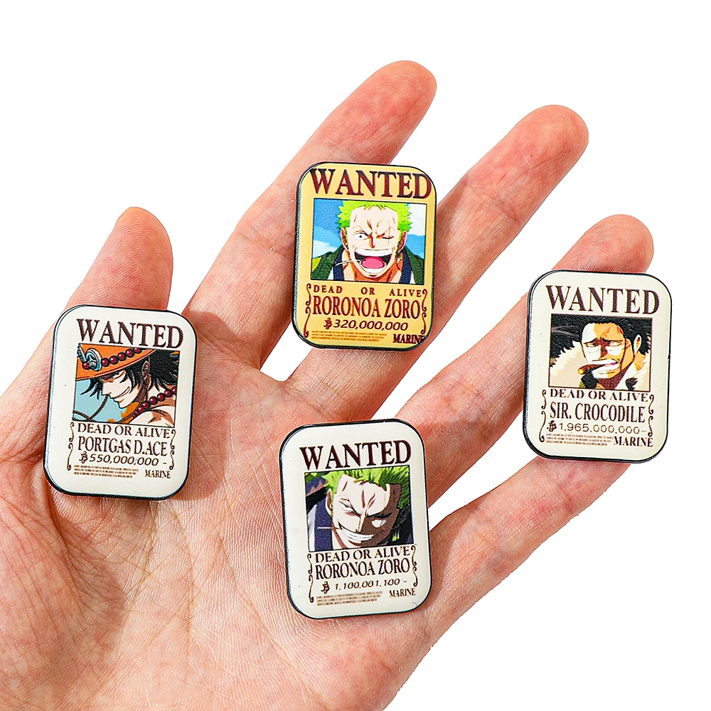 4 Peças Broche de Anime ONE PI - Lapel Pin Enamel avaliação e preço