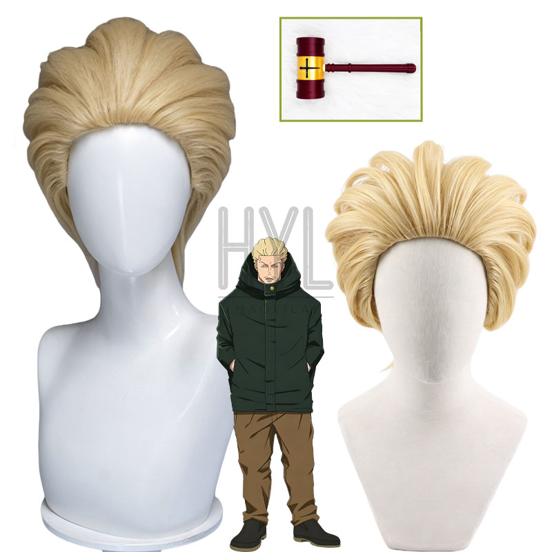 Peruca de cosplay anime hakari - Men'S Yellow Accessories avaliação e preço