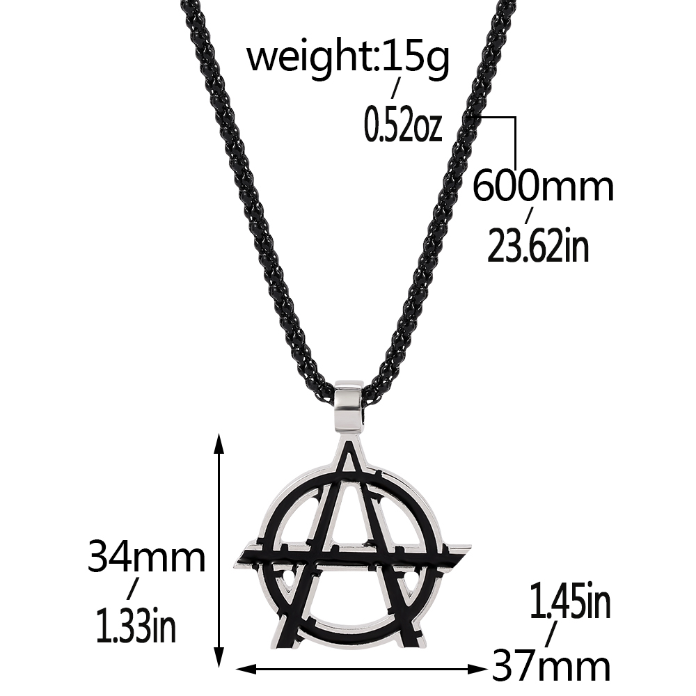 Colar com Símbolo do Letra A d - Men'S Accessories And Jewelry avaliação e preço