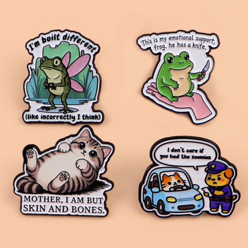 Pin de Esmalte com Personagens - Lapel Pin Enamel avaliação e preço