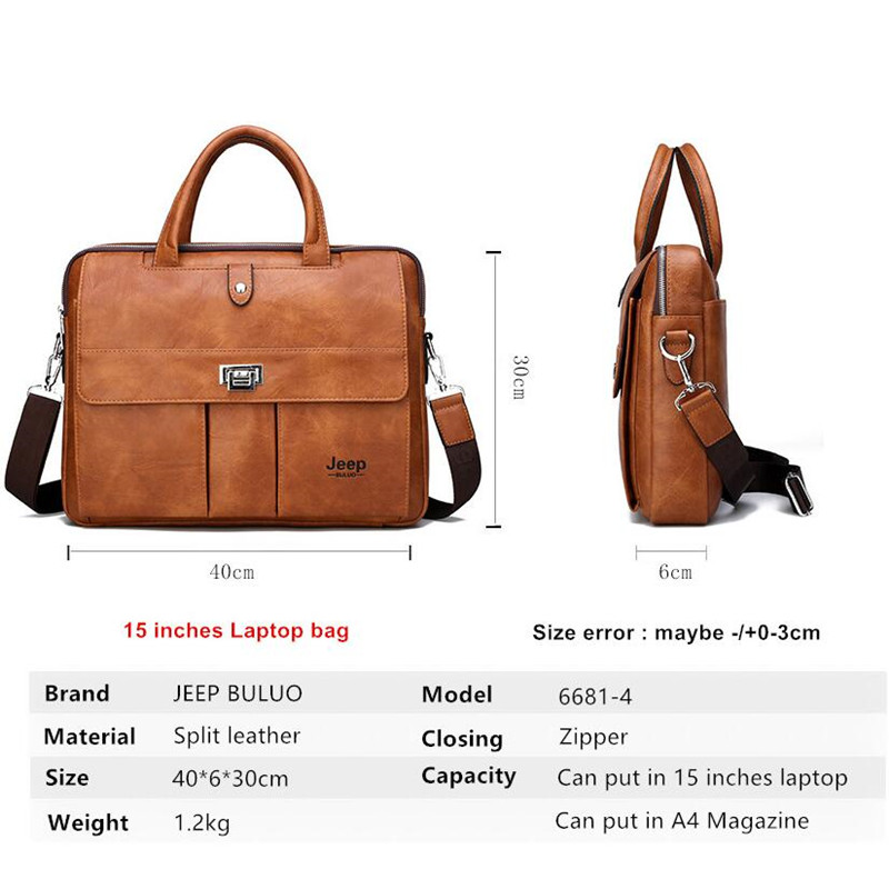 Bolsa de Couro Masculina Jeep  - Men Accessories Bag avaliação e preço