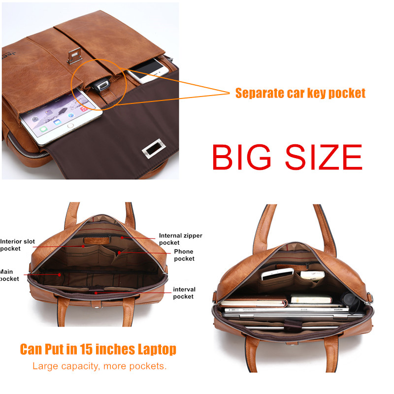 Bolsa de Couro Masculina Jeep  - Men Accessories Bag avaliação e preço
